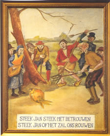 Tafereel uit rogstekerslegende